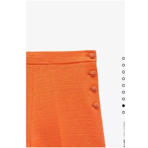 [Zara] Textured Wide-Leg Pant - Picture 5 of 8